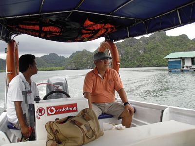 mangrove river cruise operator Kato-san