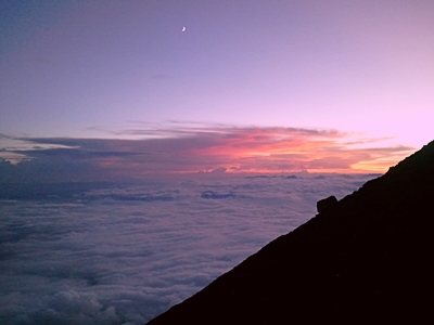 Fuji-san Kengamine sunset