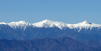 Shiranesanzan - 3 white summits