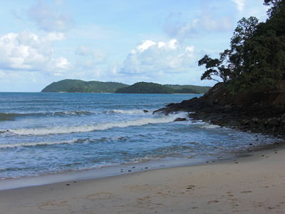 Tengah Beach in Langkawi, Malaysia