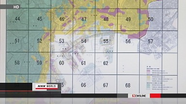 Tokyo liquefaction hazard map